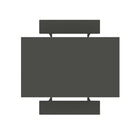 Manhattan Comfort - Ensemble de salle à manger Coney 135 cm style mid-century moderne - Gris - Lot de 3-Silhouette courbée élégante et unique pour sublimer toute salle à manger