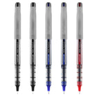 uni-ball - Stylos à bille roulante à aiguille Vision - 0,7 mm - Couleurs Assorties - paquet de 5-Couleur de l'encre : Assorti