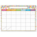 Ashley Productions - ASH97005 Smart Poly PosterMat Pals Économiseurs d'espace - 13" x 9-1/2" - Style Confetti de Calendrier - Paquet de 10-Utilisez avec des marqueurs effaçables à sec ou à base d'eau et des crayons lavables. Surface inscriptible/effaçable.