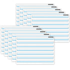 Ashley Productions - ASH97013 Intelligents Poly PosterMat Pals Économiseurs d'Espace - 13" x 9-1/2" - 3/4" Écriture Surlignée Bleue - Paquet de 10-C'est une affiche, c'est un sous-main, c'est les deux! Parfait pour une taille plus petite pour une utilisation facile en classe, à la maison, au bureau ou en déplacement!