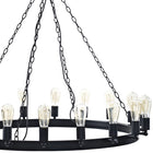 Modway - Teleport 43" Lustre - Brown-Dix-huit ampoules E26 de 25 W (non incluses)