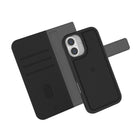 LBT - iPhone 16 - LBT 2-in-1 Switch Wallet folio Case-Peut contenir jusqu'à 3 cartes dans son compartiment de rangement