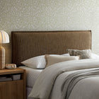 Modway - Camille Mélange de lin rembourré Tête de lit Queen size - Bande de Terre-Conception de coussins rembourrés