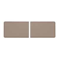 WeatherTech - Tapis d'extrémité anti-fatigue ComfortMat Connect - Pierre - Sable - Paquet de 2-Chaque pièce d’extrémité a une longueur de 3 pi. Assemblez-en deux pour obtenir un ComfortMat Connect de 6 pi!