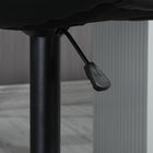 HOMCOM - Tabourets de bar de cuisine à hauteur de comptoir réglable - gris - paquet de 2-La rotation à 360° vous permet de tourner librement 
