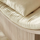 Modway - Aperture Alcôve ronde Chaise d’accent - Naturel-Siège à coussin touffé
