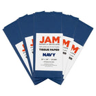 JAM Paper - Papier de soie - Bleu Marine - 50 feuilles-Accessoire d'emballage élégant pour les cadeaux, les paniers-cadeaux, la décoration et plus encore!