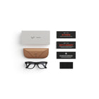Ray-Ban Meta - Lunettes IA Wayfarer Gen 2 - Verres transparents - Noir mat-Avec une charge complète, les lunettes peuvent durer jusqu’à huit heures avec une utilisation modérée. De plus, chaque paire est livrée avec un étui de charge qui offre jusqu’à 48 heures de charge en déplacement