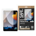 Protection d'écran PanzerGlass SAFE pour iPad 10,2" (7e/8e/9e génération) - Ajustement ultra-large - Transparent-60 % de verre recyclé ; 100 % de résistance