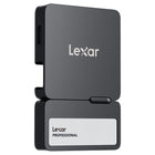 Lexar - SSD portable Professional Go avec Hub - 2 To - Noir-Capturez de superbes séquences Apple ProRes et stockez-les en toute simplicité