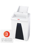 HSM - Déchiqueteur de bureau SECURIO à alimentation auto 300CL5, pile de 300 feuilles, de 5 à 7 feuilles, coupe micro-Déchiquette jusqu'à 300 feuilles (auto) / 7 (manuel); capacité de 9 gallons