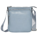 Nicci - Sac à bandoulière pour femme avec poche avant zippée - Bleu -Entrée zippée sur le dessus