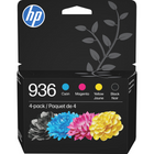HP - 936 cartouche d’encre - rendement standard - noir, cyan, magenta et jaune - paquet de 4-Noir, cyan, magenta et jaune
