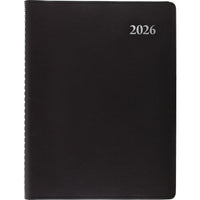 Staples - Agenda hebdomadaire/mensuel 2026 - 11 po H x 8 po l - noir - bilingue-14 mois : décembre 2025 à janvier 2027