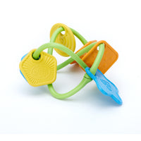 Green Toys - Anneaux de Dentitions - Multicolore-Facile à nettoyer et passe au lave-vaisselle