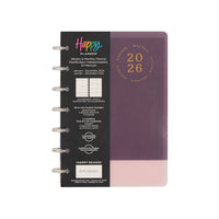 The Happy Planner - Le planificateur 12 mois à reliure à disques - Automne -Planificateur mensuel et hebdomadaire de 12 mois (de janvier à décembre 2026)