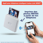 Fujifilm - Imprimante pour smartphone Instax Link Wide - blanc-Connexion sans fil à votre téléphone intelligent via Bluetooth
