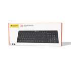 IntekView - Clavier Ultra Mince V.2 Sans fil - Français-Pieds robustes et inclinables réglables