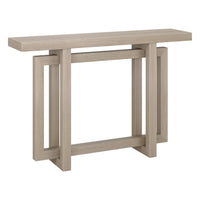 Hudson&Canal - Console Breslow 44" L - Aulne Blanc-Un design transitionnel moderne pour votre entrée, votre salon, votre bureau et plus encore