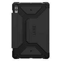 UAG - Étui Robuste Metropolis SE Folio Noir pour Samsung Galaxy Tab S9 Plus-Support ajustable intégré à plusieurs angles avec couverture folio à fonction réveil/veille automatique