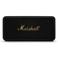Marshall - Enceinte portable Middleton - Noir/Laiton-CONÇUE POUR LE SON : Emportez partout avec vous le son le plus fidèle. L’exclusivité True Stereophonic de Marshall offre un son stéréo multidirectionnel comme vous ne l’avez jamais entendu pour une expérience immersive totale où que vous vous trouviez. 