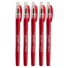 Marvy Uchida - Stylo gel - 0,7 mm - rouge - paquet de 5-Couleur : rouge
