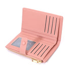 Champs - Portefeuille Mince Iconic - Rose-7 fentes pour cartes de crédit