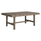 Modway - Eleni 41 po Terrasse extérieure Bois de teck Table basse - Teck gris usé-Table basse rectangulaire de 41 pouces