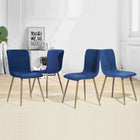 FurnitureR - Chaise de salle manger verte, ensemble de 4, SCARGILL GREY-9