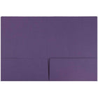 JAM Paper - Premium - Dossier portefeuille mat à 2 pochettes - violet foncé - Paquet de 6-Taille: 9 x 12 pouces