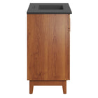Modway - Miles 36" Vanette de salle de bain - Noyer noir-Capsules de pied non marquées