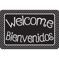 Ashley Productions - The Original Fun Mat - Tapis de Bienvenue - 15 -5" x 23 -5" - Bienvenidos Welcome-Mesure et design : Le tapis de bienvenue Bienvenidos mesure 15,5 po x 23,5 po.