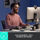 Logitech MX Master 3S - Souris Performante Sans Fil avec Défilement Ultra-Rapide - Noir-Défilement Magspeed: Une souris d'ordinateur avec une remarquable rapidité, précision et proche du silence. Le défilement Magspeed est 90 percent plus rapide, 87 percent plus précis et ultra silencieux