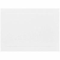 JAM Paper Blank Flat Note Cards - A7 Size - 5 1/8" x 7" - White Panel - 50 Pack-Color: White Panel