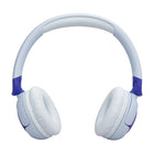 JBL - Junior 320BT Casque supra-auriculaire sans fil pour enfant - Bleu-Contrôle parental avec volume et temps d’écoute personnalisables