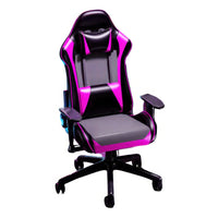 TygerClaw - Chaise de Gaming Dossier Haut pour un Confort Maximum - Rose-Comprend un oreiller d'appui-tête moelleux et un coussin lombaire séparé pour soutenir votre dos et votre cou, réduisant ainsi la fatigue