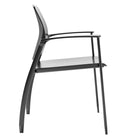 Nightingale - Chaise empilable Firefly II - Noir-Empile 10 chaises sur un chariot et 6 chaises hautes autoportantes