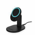 Otterbox - Support de Chargeur Sans Fil pour MagSafe 7,5W - Noir/Rayonnement Lumineux-Alignement et fixation magnétiques transparents