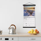 DateWorks - Calendrier Mural de 16 Mois 2025 Canada Atlantique - 12 po x 12 po - Bilingue-12 po x 12 po
