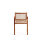 Manhattan Comfort - Lot de 2 chaises de salle à manger avec accoudoirs Hamlet 19,67 po style industriel chic - Nature-Livré chez vous entièrement assemblé Aucun assemblage requis