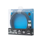 BlueDiamond - Câble HDMI 8K Ultra HD haut de gamme - 10 pieds-Prise en charge eARC : La fonction de Canal de Retour Audio Amélioré vous permet d'envoyer un audio de meilleure qualité de votre téléviseur à une barre de son ou à un récepteur AV