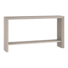 Hudson&Canal - Console Osman 55" de largeur par - Blanc aulne-Un design contemporain moderne pour votre entrée, votre salon, votre bureau et plus encore
