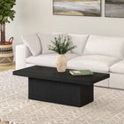 Hudson&Canal - Table basse rectangulaire Torren 48" L - Grain noir-Nettoyer avec un chiffon doux et sec, sans produits chimiques agressifs ni produits de nettoyage abrasifs
