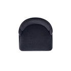 Manhattan Comfort - Chaise de salle à manger moderne Flor 58 cm, revêtement tissé sergé, noir-Garantie limitée du fabricant de 30 jours