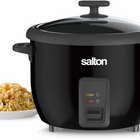 Salton - cocotte à riz automatique et étuveuse - 20 tasses-Touche unique - riz léger parfait, cuit facilement 