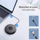EMEET - Haut-parleur USB Plug-and-Play OfficeCore M1A - Certifié Zoom-Algorithmes de réduction du bruit et d'annulation de l'écho : Filtrent les bruits de fond et améliorent simultanément votre voix pour vous assurer d'être clairement entendu.