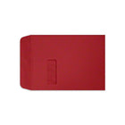 LUX - Enveloppes à fenêtre à bout ouvert, 9 x 12 po, rouge rubis, 500/boîte (LUX-1590-18-500)-Les enveloppes à fenêtre ouverte de 9 x 12 pouces sont parfaites pour l'envoi de documents, catalogues, publipostages, matériel promotionnel et brochures.