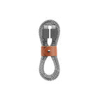 Native Union - Câble Belt USB-C vers USB-C 1,2m Cable - Zèbre-Une solution de charge quotidienne conçue avec la prise en charge de Power Delivery pour la charge la plus rapide jamais réalisée dans un style raffiné