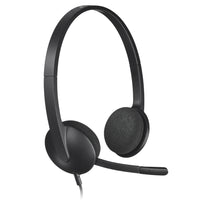 Logitech – Casque d’écoute USB H340-Grâce au mode d'opération instantané, branchez simplement le connecteur USB-A à votre ordi et vous êtes prêt à parler, écouter de la musique et jouer.