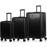 CHAMPS - Ensemble de bagages extensibles  3 pièces - à parois rigides Collection Element - Noir-Materieau Polycarbonate